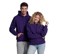 Russell Athletic Dri-Power Fleece-Hoodies für Herren, feuchtigkeitsableitend, Baumwollmischung, entspannte Passform, Größen S-4X, Violetter Pullover, Medium