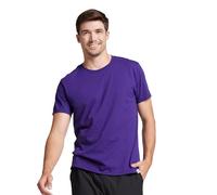 Russell Athletic Herren Dri-Power Short Sleeve Tees, Moisture Wicking, Odor Protection, UPF 30+, Sizes S-4x T-Shirt, Violett, Mittel