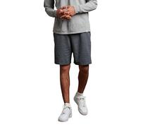 Russell Athletic Herren Herren Basic Baumwolle Jersey mit Taschen Sport Shorts, Schwarz / Erika, M EU