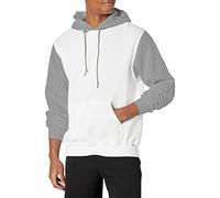 Russell Athletic Herren Men's Dri-Power Pullover Fleece Hoodie Kapuzenpullover, Kapuzenweiß/Oxford, Large
