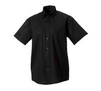 Russell Collection Absolut bügelfreies Kurzarm-Hemd R-957M-0 XXL,Black
