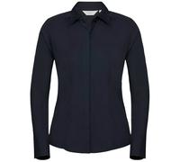 Russell Collection - Formelles Hemd für Damen Langärmlig (Schwarz) EU 50 / UK 22
