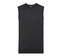 Russell Collection Herren Strick-Pullunder mit V Ausschnitt (Graphit meliert) L
