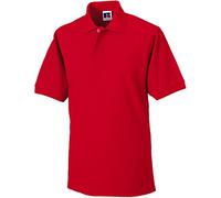 Russel Collection Polo widerstandsfähig aus Polycotton XL rot - rot