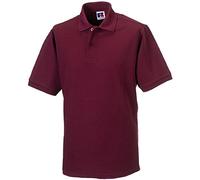 Russell Collection r-599 m-0 Poloshirt aus robustem Baumwollmischgewebe bis Größe 4XL XXXL Rot (Burgunderrot)