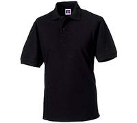 Russell Collection r-599 m-0 Poloshirt aus robustem Baumwollmischgewebe bis Größe 4XL XL Noir - noir