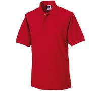 Russell Collection r-599 m-0 Poloshirt aus robustem Baumwollmischgewebe röße 4XL XL Rouge - Classic Red