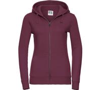 Russell Damen Authentic Kapuzen Sweatjacke R-266F-0 burgundy M