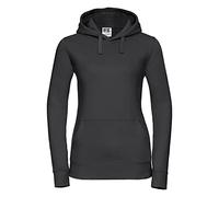 Russell Damen Kapuzenpullover, 3lagig (L) (Schwarz)