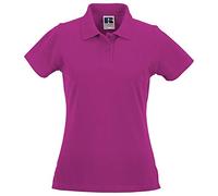 Russell Damen Polo Shirt Europe Klassik Kurzarm (XL - 42) (Fuchsia)