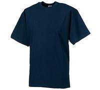 Russell Europe Herren T-Shirt, Kurzarm (L) (Marineblau)