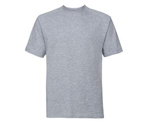 Russell Europe Herren T-Shirt mit kurzen Ärmeln aus Baumwolle (Light Oxford) XS