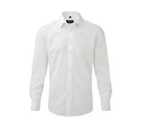 Russell Europe: Popelin Hemd LA R-924M-0, Größe:XL;Farbe:White