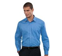 Russell Europe: Popelin Hemd LA R-934M-0, Größe:3XL;Farbe:Corporate Blue