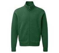 Russell Mens Authentic Full Zip Jacket (Flaschengrün) 3XL