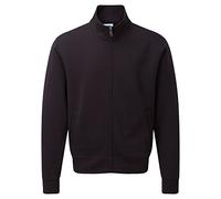 Russell Herren Authenitc Sweatshirt Jacke (4XL) (Schwarz)