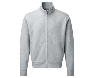 Russell Herren Authentic Full Zip Jacke (Light Oxford) M