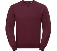 Russell Herren Authentic Melange Sweater Sweatshirt R-260M-0 burgundy melange XS