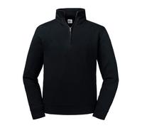 Russell Herren Authentic Quarter Zip Sweatshirt (Schwarz) XL