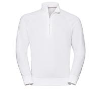 Russell Herren Authentic Quarter Zip Sweatshirt (Weiß) XL
