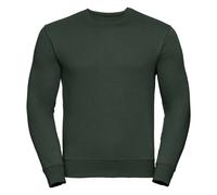 Russell Herren Authentic Sweatshirt (Schlanker Schnitt) (Flaschengrün) XS