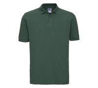 Russell Herren Kurzarm-Poloshirt aus 100% Baumwolle (flaschengrün) S