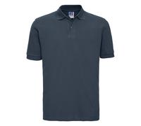Russell Herren Kurzarm-Poloshirt aus 100% Baumwolle (French Navy) XS