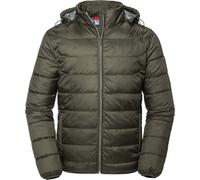 Russell Herren Nano Kapuzenjacke Stepp-Jacke R-440M-0 dark olive L