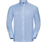 Russell Herren Oxford Hemd langarm R-932M-0 oxford blue 4XL (49/50)