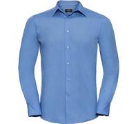 Russell Herren Popeline Hemd langarm R-924M-0 corporate blue 3XL (47/48)