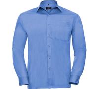 Russell Herren Popeline Hemd langarm R-934M-0 corporate blue S (37/38)