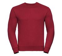 Russell Herren Sweatshirt, schmaler Schnitt (M) (Rot)