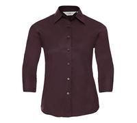 Russell - Ladies´ L/S Easy Care Fitted Shirt Port - Gr. - S
