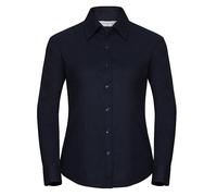 Russell - Ladies´ L/S Easy Care Oxford Shirt Bright Navy - Gr. - 4XL