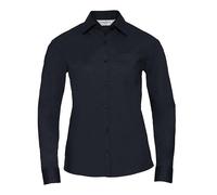 Russell - Ladies´ L/S Poly-Cotton Easy Care Poplin Shirt French Navy - Gr. - XL