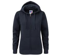 Russell Ladies Premium Authentic Zipped Hoodie (3-Lagen-Gewebe) (French Navy) XS