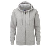 Russell Ladies Premium Authentic Zipped Hoodie (3-Lagen-Gewebe) (Light Oxford) M