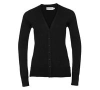 Russell - Ladies´ V-Neck Knitted Cardigan Black - Gr. - M