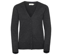 Russell - Ladies´ V-Neck Knitted Cardigan Charcoal Marl - Gr. - M