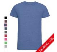 Russell Men s HD T Herren T-Shirt extra langer Schnitt R-165M-0 Sublimationsdruck geeignet red marl S