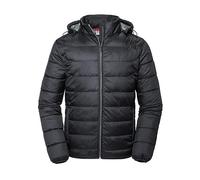 Russell - Men´s Hooded Nano Jacket Black - Gr. - XL