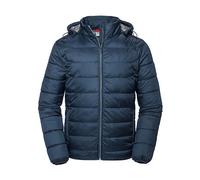 Russell - Men´s Hooded Nano Jacket French Navy - Gr. - XL