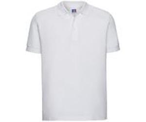 Russell Men´s Ultimate Cotton Polo-Shirt Herren mit Seitenschlitze R-577M-0 Klassische Passform titanium XS