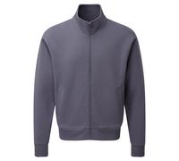 Russell Mens Authentic Full Zip Jacke (Convoy Grau) L