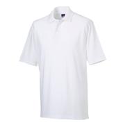 RUSSELL MEN'S CLASSIC COTTON POLO 3XL WHITE