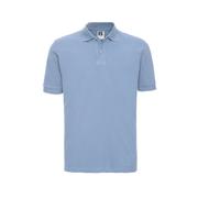 RUSSELL MEN'S CLASSIC COTTON POLO S SKY