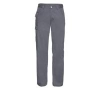 Russell Mens Polycotton Twill Trouser / Pants (Regular) (Convoy Grey) 32W/32L