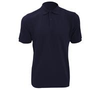 Russell Mens Ripple Kragen & Manschette Kurzarm-Poloshirt (French Navy) 5XL