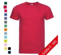 Russell Mens Slim T Herren T-Shirt lang geschnitten S - XXL NEU lime S