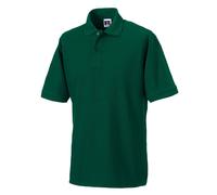 Russell - Poloshirt Strapazierfähig für Herren (Flaschengrün) XS
